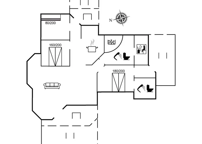 Сasa de vacaciones Gyda - 840m From The Sea By Interhome Dronningmølle